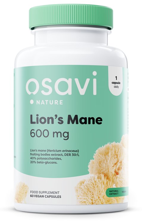 Osavi, Lion's Mane, 600mg - 60 vegan caps