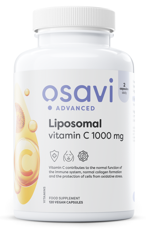 Osavi, 리포솜 비타민 C, 1000mg - 120 vcaps