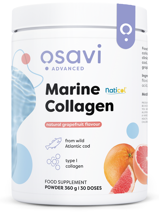 Osavi, cod sălbatic de colagen marin, grapefruit - 360g