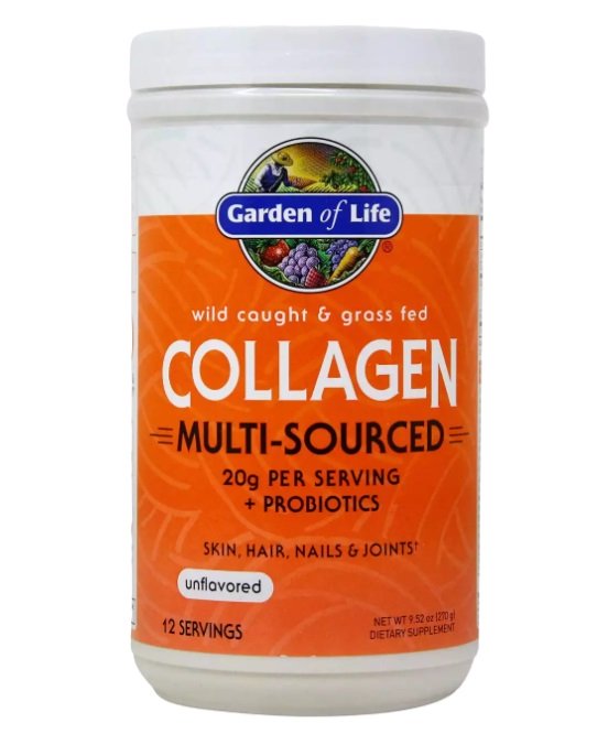 Garden of Life, Wild Caught & Grass Fed Collagen Multi-Sourced Powder - 270g