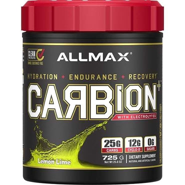 AllMax Nutrition, Carbion+, Lemon Lime - 725g