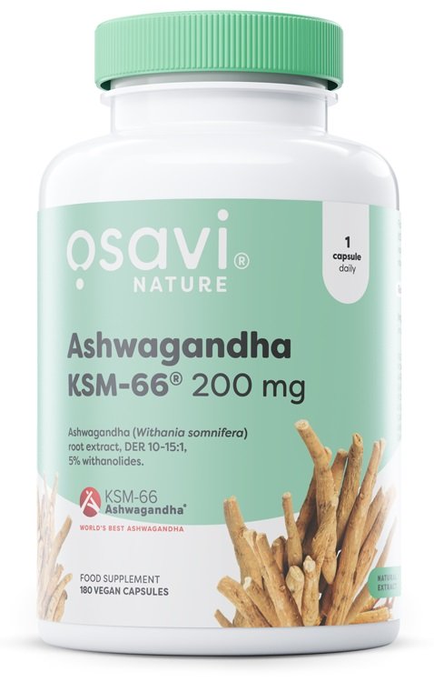 Osavi, Ashwagandha KSM-66, 200mg - 180 vegan caps