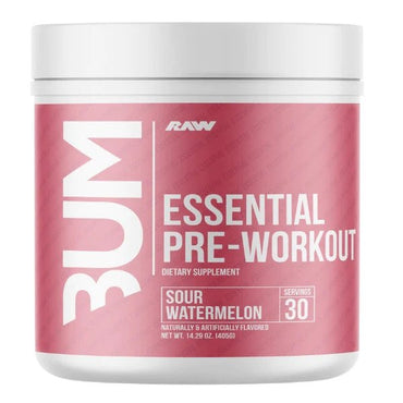 Raw Nutrition, CBUM Essential Pre-Workout, Sour Watermelon - 405g