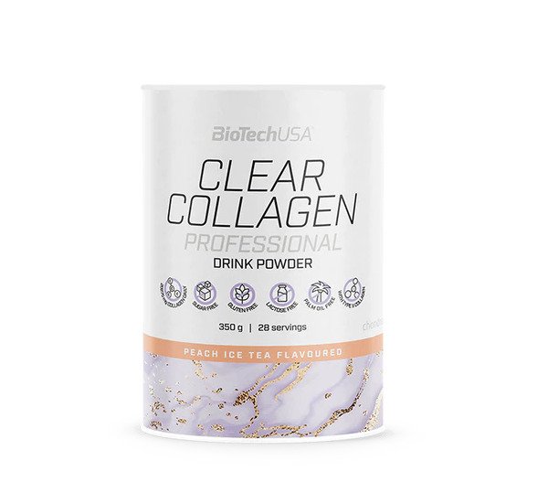 BioTechUSA, Clear Collagen Professional, Peach Ice Tea - 350g