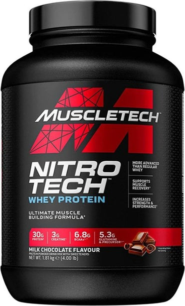 MuscleTech, Nitro-Tech, Milk Chocolate - 1810g