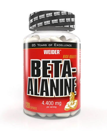 Weider, Beta-Alanine, 4400mg - 120 kapsler