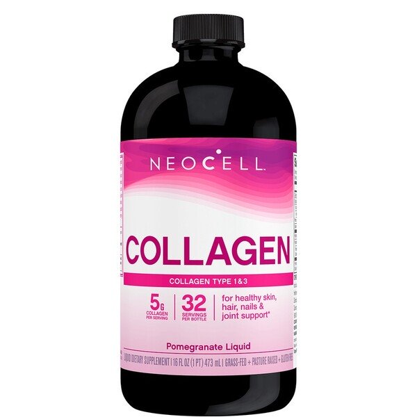 NeoCell, Collagen Type 1 & 3 Liquid, Pomegranate - 473 ml.