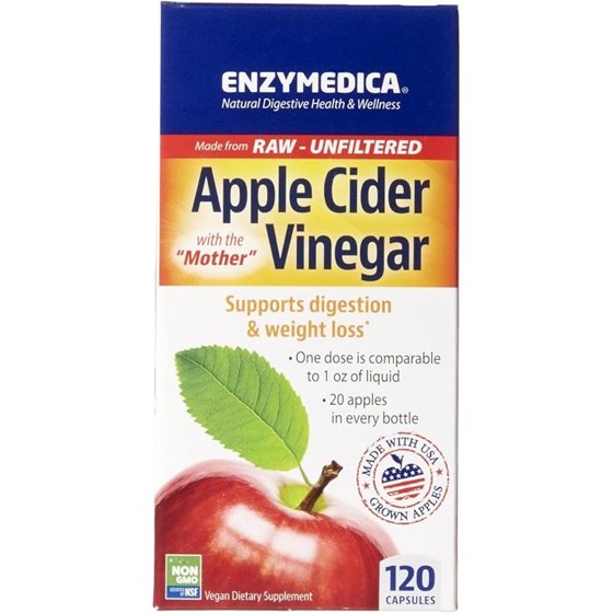 Enzymedica, Apple Cider Vinegar - 120 caps