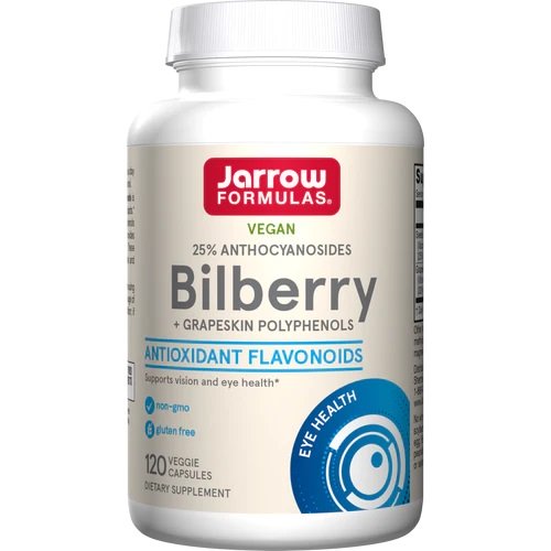Jarrow Formulas, Bilberry + Grapeskin Polyphenols - 120 vcaps