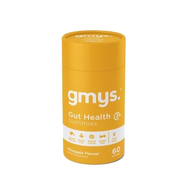 Gmys、腸健康グミ、パイナップル - 60 グミ