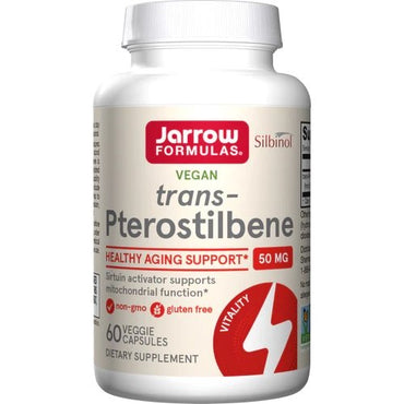 Jarrow Formulas, trans-Pterostilbene, 50mg - 60 vcaps