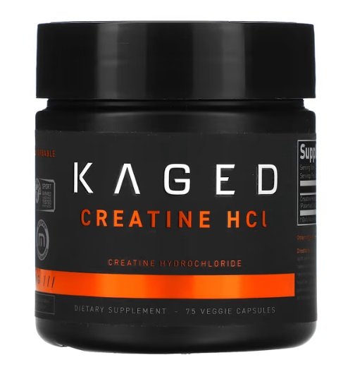Kaged Muscle, Creatine HCl, Capsules (EAN 614458999795) - 75 vcaps
