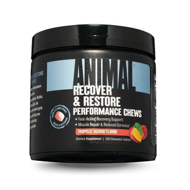 Animal, Recover & Restore Performance Chews, Tropical Mango - 120 chewable tabs