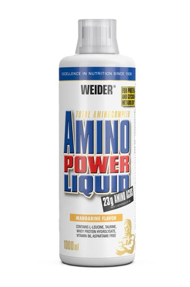 Weider, Amino Power Liquid, 만다린 - 1000ml.