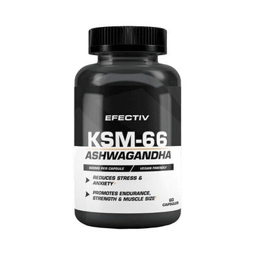 Efectiv Nutrition, KSM-66 Ashwagandha - 60 caps