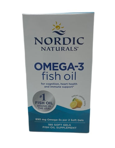 Nordic Naturals, Omega-3, 690mg Lemon (EAN 768990891199) - 180 softgels