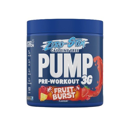 Applied Nutrition, Pump 3G Pre-Workout (Zero Stimulant), Fruit Burst (EAN 5056555204986) - 375g