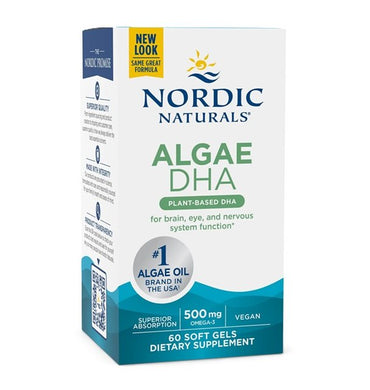 Nordic Naturals, Algae DHA, 500mg - 60 softgels