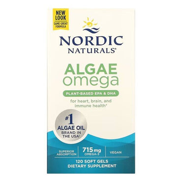 Nordic Naturals, Algae Omega, 715mg Omega 3 - 120 softgels