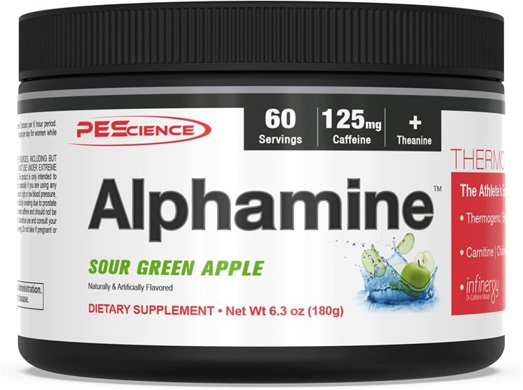 PEScience, Alphamine, Sour Green Apple - 180g