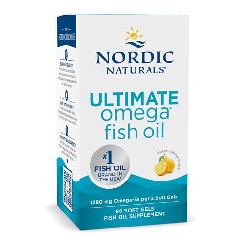 Nordic Naturals, Ultimate Omega, 1280mg 레몬(EAN 768990891090) - 60 소프트젤
