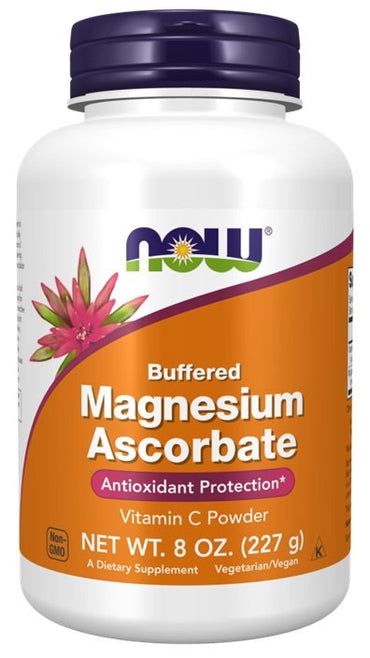 NOW Foods, Magnesium Ascorbate, Buffered Powder - 227g