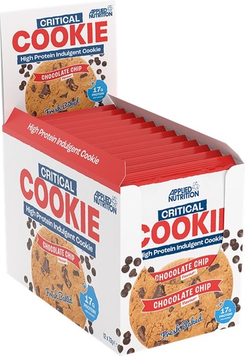 Applied Nutrition, Critical Cookie, Chocolate Chip - 12 x 73g