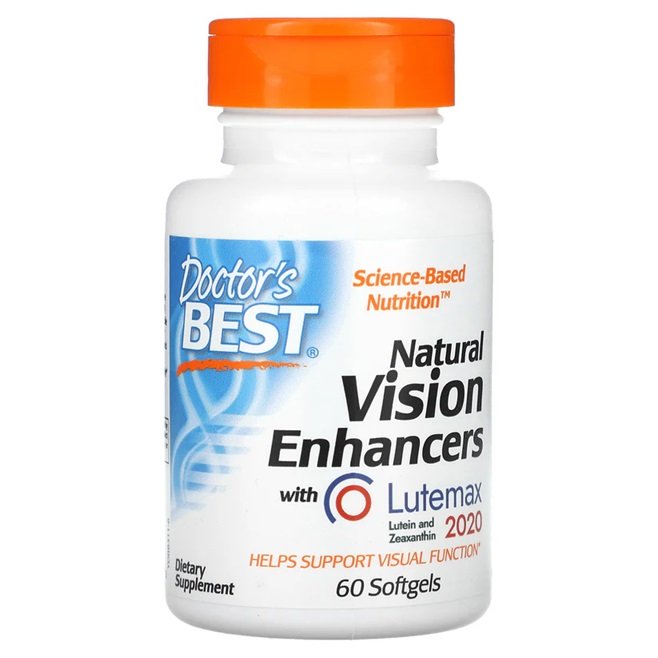 Doctor's Best, Natural Vision Enhancers - 60 softgels