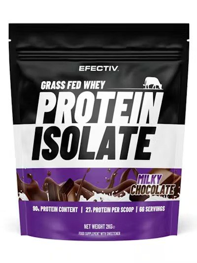 Efectiv Nutrition, Grass Fed Whey Protein Isolate, Milky Chocolate - 2000g