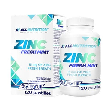 Allnutrition, Zinc, 15mg (Fresh Mint) - 120 pastilles