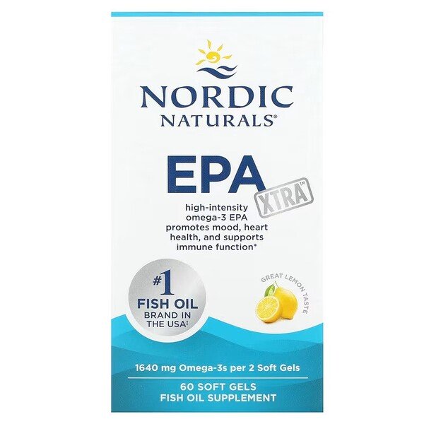 Nordic Naturals, EPA Xtra, 1640mg Lemon - 60 softgels