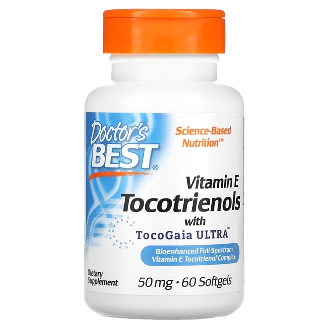 Doctor's Best, Tocotrienols, 50mg - 60 softgels