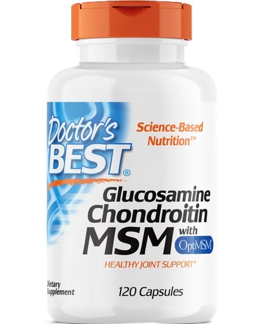 Doctor's Best, Glucosamine Chondroitin MSM with OptiMSM - 120 caps