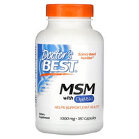 Doctor's Best, MSM with OptiMSM, 1000mg - 180 caps