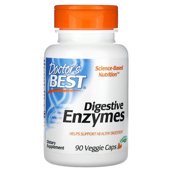 Doctor's Best, Digestive Enzymes - 90 vcaps