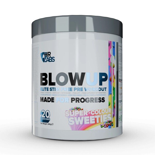 Hr labs, Blow Up, dulces súper coloridos - 240 g