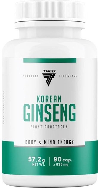 Trec Nutrition, Korean Ginseng - 90 caps