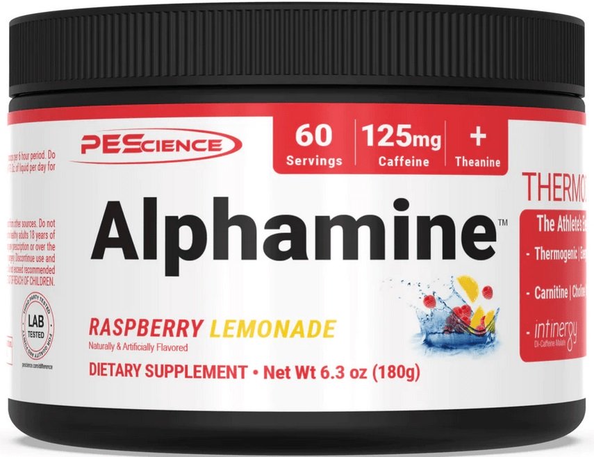 PEScience, Alphamine, Raspberry Lemonade - 180g