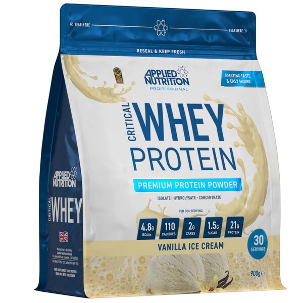 Applied Nutrition, Critical Whey, Vanilleeis – 900 g