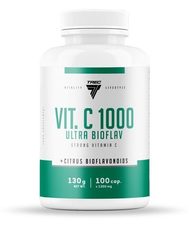 Trec nutrition, vit. c 1000 ultra bioflav – 100 kapseln