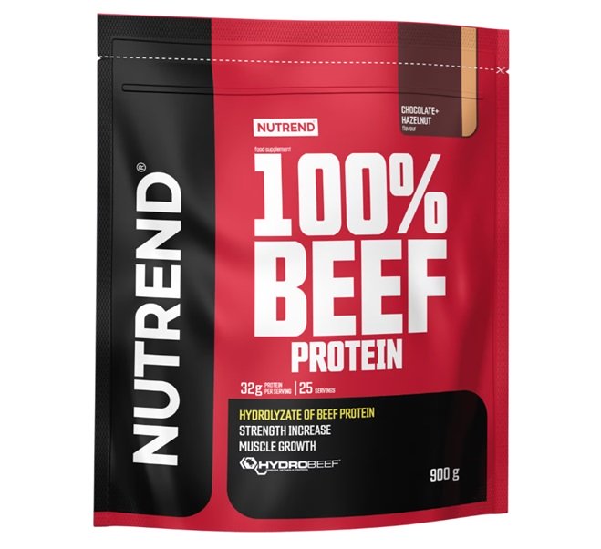 Nutrend, 100% Beef Protein, Chocolate Hazelnut - 900g