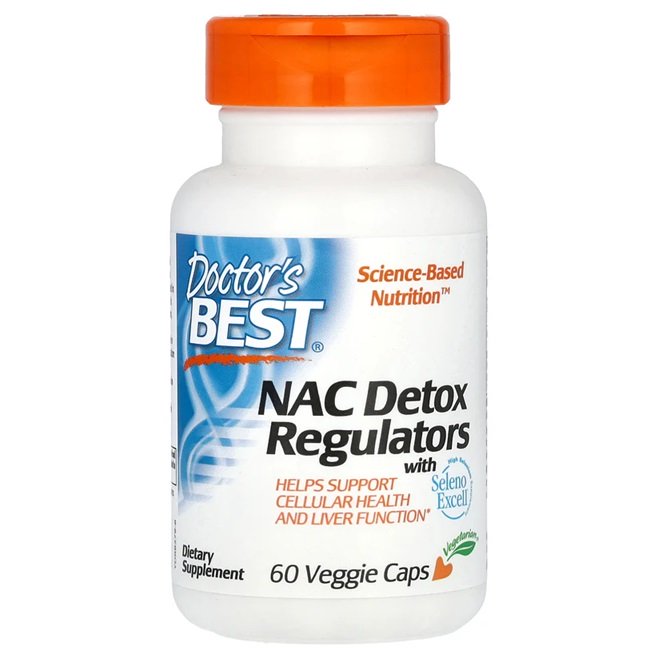 Doctor's Best, NAC Detox Regulators - 60 vcaps