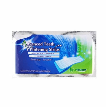 2pcs / box tooth whitening dry tooth paste bleaching tooth sticky gel whitening strip high elastic oral care hygiene toothpaste