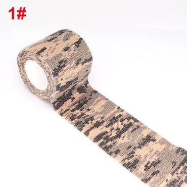 4.5m Hunt Disguise Elastoplast Camouflage Elastic Wrap Tape Self Adhesive Sports Protector Ankle Knee Finger Arm Bandage