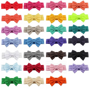 2020 nouveau coton élastique nouveau-né bébé filles couleur unie bandeau nœud bandeau cheveux enfants infantile bandeau bandeau bebe