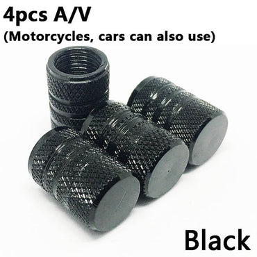 4Pcs Bike Wheel Tire Covered Car Motorcycle Truck universal Tube Tyre Bicycle AV SV American AIR Valve Cap Dustproof 10 colors