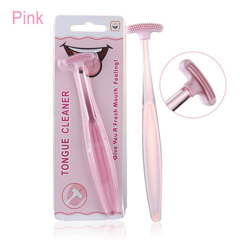 Soft Silicone Tongue Brush Cleaning the Surface of Tongue Oral Cleaning Brushes Tongue Scraper Cleaner Fresh Breath Health