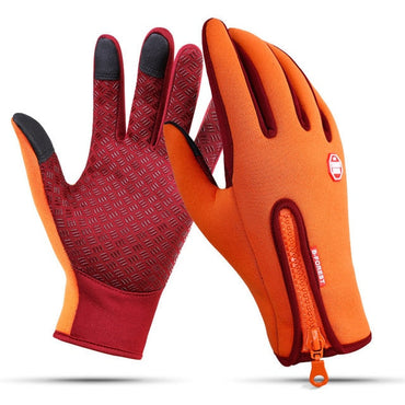 Guantes cálidos impermeables para invierno, guantes de esquí para hombre, guantes para Snowboard, guantes para motociclismo, guantes cortavientos para nieve con pantalla táctil de invierno