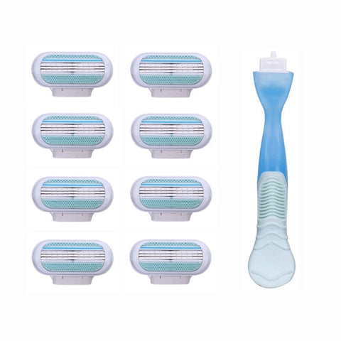 Woman Razor Blade Shaving Female Sharpener 3 Layer Top Quality Razor Blades Head Suitable for Gillette Venus Hair Removal