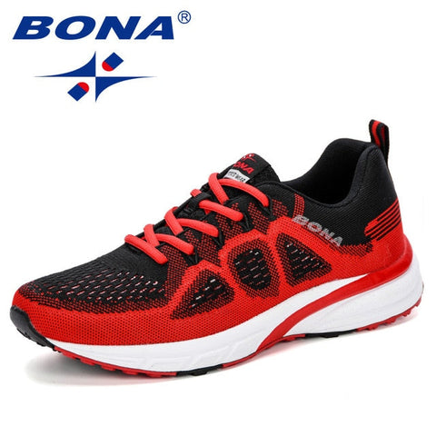 BONA Baskets hommes chaussures Sport maille formateurs légers Baskets Femme chaussures de course en plein air chaussures de Sport hommes